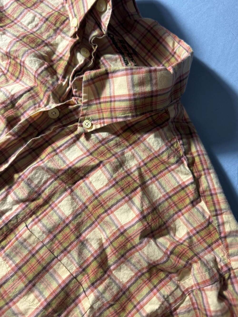 Barbour Countryman Check Button-Down Shirt Size L Plaid